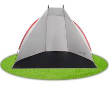 Tourist tent 220x120x120 cm beach with cover, screen gray-black