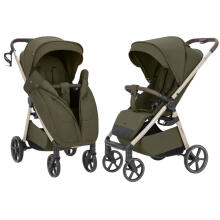 Vaikiškas vežimėlis Carrello Bravo Bravo M/Lite CRL-5529 Flax Green