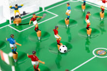Mini futbolo stalo žaidimas ant spyruoklių 22 žaidėjams