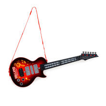Gitara vaikams elektrinė su mokymusi groti gitara infraraudonųjų spindulių melodijos raudona