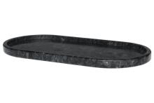 Maku padėklas marmurinis juodas 30x15 cm