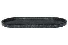 Maku padėklas marmurinis juodas 30x15 cm