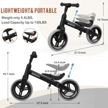 Mncylion Balance Bike Bobike Art.255175 Green Children's bicycle - runner with metal frame