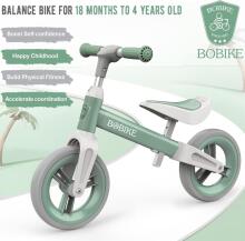 Mncylion Balance Bike Bobike Art.255175 Green Children's bicycle - runner with metal frame
