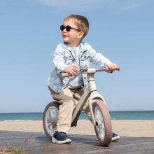 KikkaBoo Lanser Balance Bike Art.255182 Beige Children's bicycle - runner with metal frame