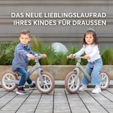 KikkaBoo Lanser Balance Bike Art.255182 Beige Children's bicycle - runner with metal frame