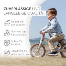 KikkaBoo Lanser Balance Bike Art.255183 Grey Children's bicycle - runner with metal frame