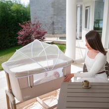 Lorelli Millie Art.10080732507 Beige Cot for comfortable co-sleeping 2 in 1