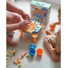 WOOPIE Fishing Game Magnetic Fishing Set Blue 36 pcs