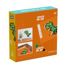 Plus Plus dėlionė pagal numerius T-REX, 250 vnt.