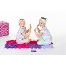 WOOPIE Jutiminis ortopedinis kilimėlis dėlionė 11 vnt - Rožinė/Violetinė