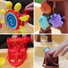 WOOPIE Water Table 2in1 Sandbox Pirate Ship with XL Umbrella and Bubble Machine
