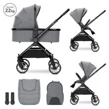 Lorelli Reya 2 in1 Art.10022072506 Grey Universalus vežimėlis 2 viename