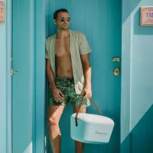 Polarbox Cool Box Retro Cooler Art.255941 Turquoise Camping Refrigerator 12L