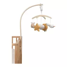 Little Dutch medinė muzikinė karuselė Newborn Naturals FSC Art.8400