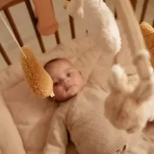 Little Dutch medinė muzikinė karuselė Newborn Naturals FSC Art.8400