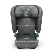KINDERKRAFT Automobilinė kėdutė UNITY 2 I-Size pilka