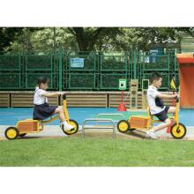 CLASSIC WORLD EDU Wooden Ramp Bridge Access Road Track for Bicycles