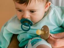 Bibs Studio Colour Round Art.257316 Woodhuck Pacifier, 100% natural  18+  (2pcs)