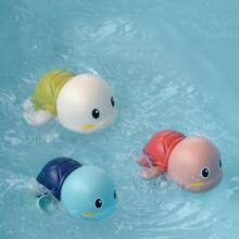 Woopie Floating Wind-Up Turtle Toy for Bathing Blue