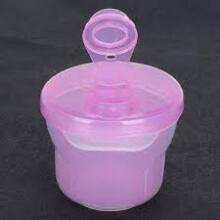 Mini Baby Milk Powder Case Art.TC5022 Green Talpykla / dėžutė sausam pieno mišiniui su skyriais laikyti