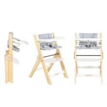 Mini Baby Wooden Chair Art.257795 Caramel medinė maitinimo kėdė (spalva - pušis)