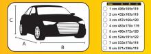 PEVA CAR COVER SHIELD SIZE 533x178x119cm 