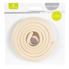 Mini Baby Soft Guard Art.258583 Beige  minkšto krašto apsauga