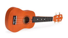 Medinė ukulele gitara vaikams, 4 nailono stygos iš ECOTOYS