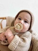 Frigg Limited Autumn Collection Latex Art.101515 Cream/Cocao Pacifier (nipple) made of 100% natural rubber 6-18 months (2 pcs.)