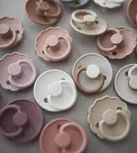 Frigg Limited Autumn Collection Latex Art.101514 Blush/Cocao Pacifier (nipple) made of 100% natural rubber 6-18 months (2 pcs.)
