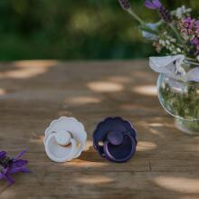 Frigg Daisy Round Latex Art.101934 Violet Dream/Dream Pacifier (nipple) made of 100% natural rubber 0-6 months (2 pcs.)