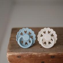 Frigg Fairytale Round Latex Art.100153  The Ugly Duckling/The Emperors New Clothes Pacifier (nipple) made of 100% natural rubber 0-6 months (2 pcs.)