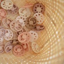 Frigg Fairytale Round Latex Art.100168 The Emperors New Clothes/Clumsy Hans Pacifier (nipple) made of 100% natural rubber 6-18 months (2 pcs.)