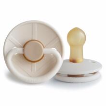 Frigg Little Viking Round Latex Art.10531 Sigrid Pacifier (nipple) made of 100% natural rubber 0-6 months (1 pcs.)