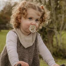 Frigg Little Viking Round Latex  Art.101535 Harald/Knud  Pacifier (nipple) made of 100% natural rubber 0-6 months (2 pcs.)
