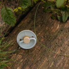 Frigg Little Viking Round Latex  Art.101535 Harald/Knud  Pacifier (nipple) made of 100% natural rubber 0-6 months (2 pcs.)