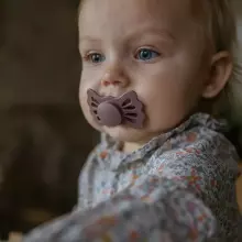 Frigg Lucky Symmetrical Silicone Pacifier  Art.10188 Cream Pacifier (nipple) made of 100% natural rubber 0-6 months (1 pcs.)