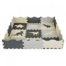 Kruzzel Mat Floor Puzzle Dinosaurs Art.25785  Daugiafunkcinis dėlionės kilimėlis grindims