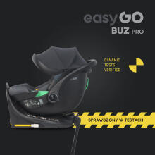 EASY GO automobilinė kėdutė BUZ PRO GRANITE