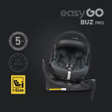 EASY GO automobilinė kėdutė BUZ PRO GRANITE