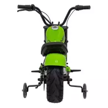 Motorcycle Chopper Warrior Art.260379 Green Galingas 12 V vaikiškas elektrinis automobilis / elektrinis motociklas