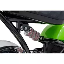 Motorcycle Chopper Warrior Art.260379 Green Galingas 12 V vaikiškas elektrinis automobilis / elektrinis motociklas