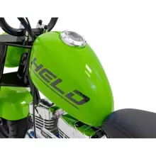 Motorcycle Chopper Warrior Art.260379 Green Galingas 12 V vaikiškas elektrinis automobilis / elektrinis motociklas