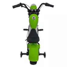 Motorcycle Chopper Warrior Art.260379 Green Galingas 12 V vaikiškas elektrinis automobilis / elektrinis motociklas