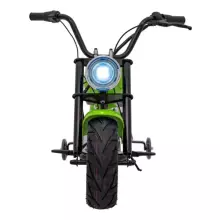 Motorcycle Chopper Warrior Art.260379 Green Galingas 12 V vaikiškas elektrinis automobilis / elektrinis motociklas