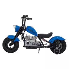 Motorcycle Chopper Warrior Art.260381 Blue Galingas 12 V vaikiškas elektrinis automobilis / elektrinis motociklas