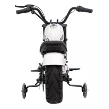 Motorcycle Chopper Warrior Art.260383 White Galingas 12 V vaikiškas elektrinis automobilis / elektrinis motociklas