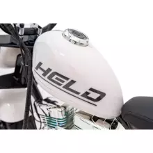 Motorcycle Chopper Warrior Art.260383 White Galingas 12 V vaikiškas elektrinis automobilis / elektrinis motociklas