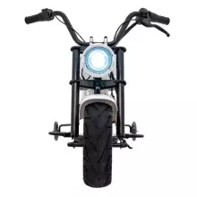 Motorcycle Chopper Warrior Art.260383 White Galingas 12 V vaikiškas elektrinis automobilis / elektrinis motociklas